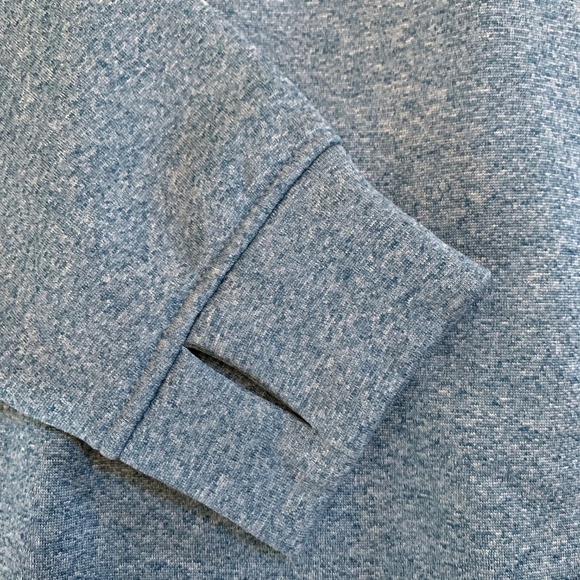 EUC Burton Heather Blue Mens Hoodie Sweatshirt Size Medium - Picture 6 of 6